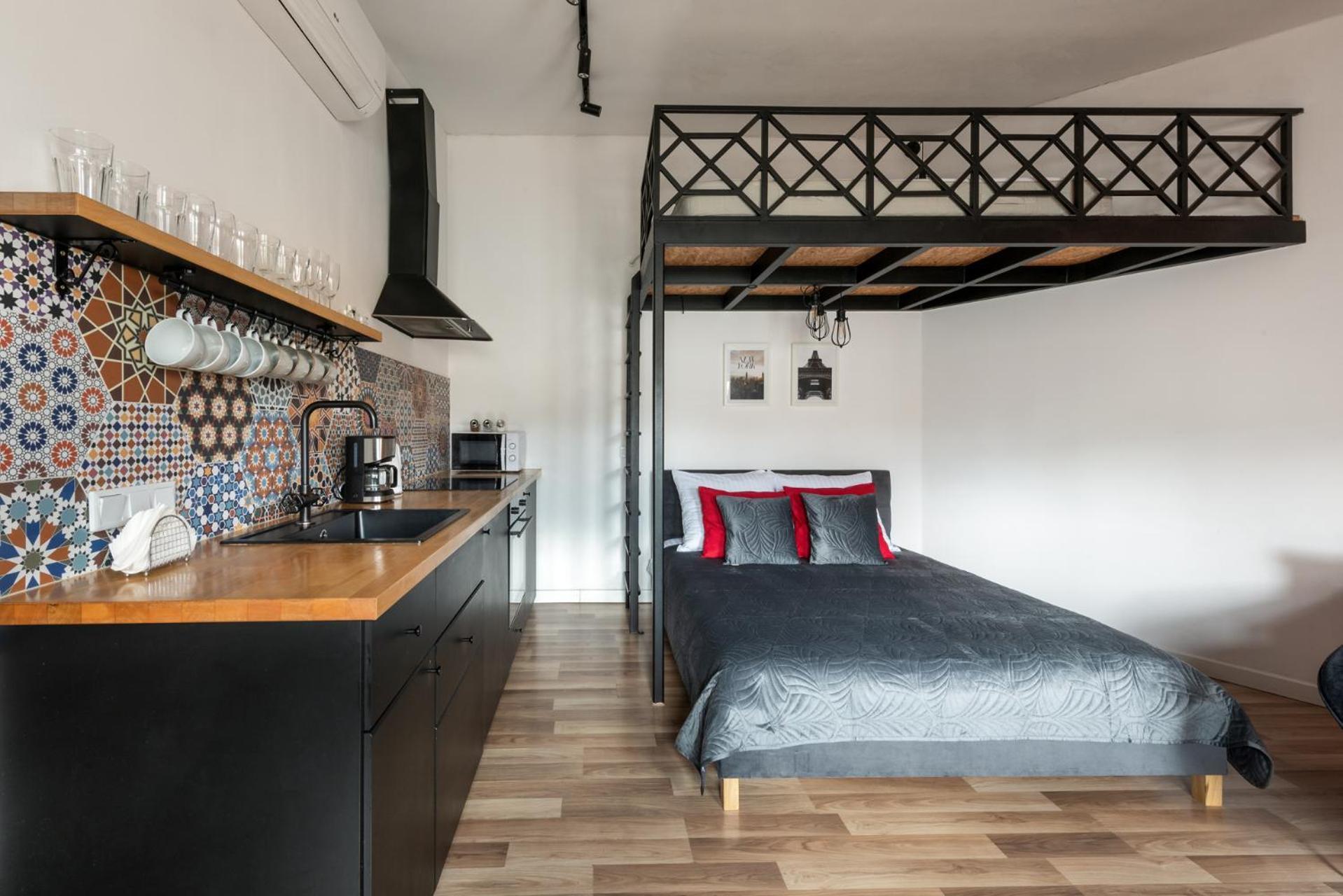 Modern APARTMENT ARIZONA STUDIO OLD TOWN Dietla balcony Krakau Exterior foto